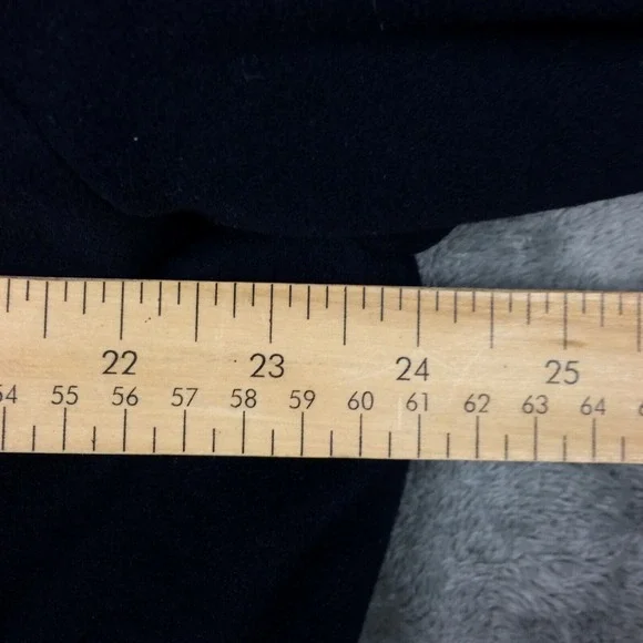 Wexmann London Cashmere Wool Overcoat Mens 50 Reg Blue Long Classic Lined - Picture 9 of 15